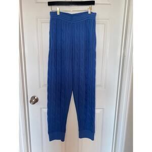 Reuben Oliver The Aran Pima  Peru Royal Blue Joggers Size Large Men